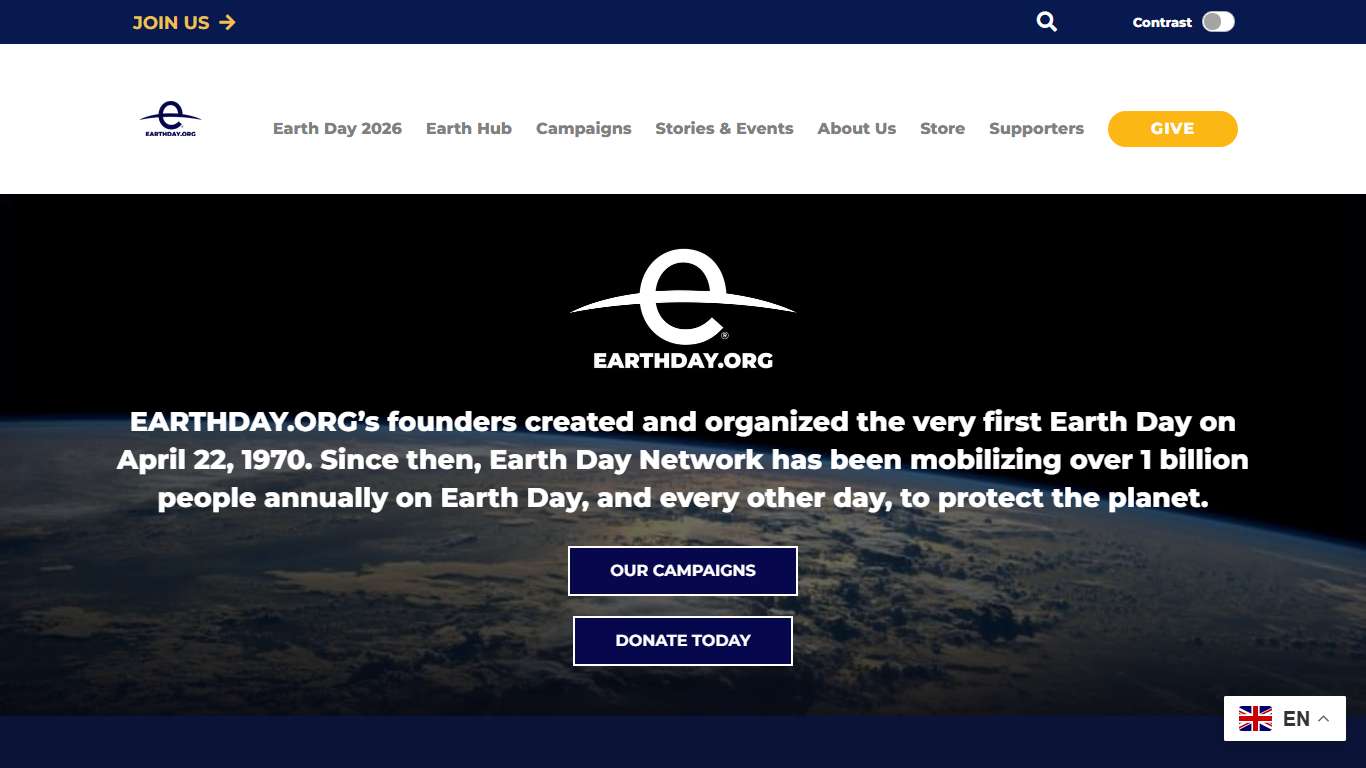 Earth Day: The Official Site | EARTHDAY.ORG