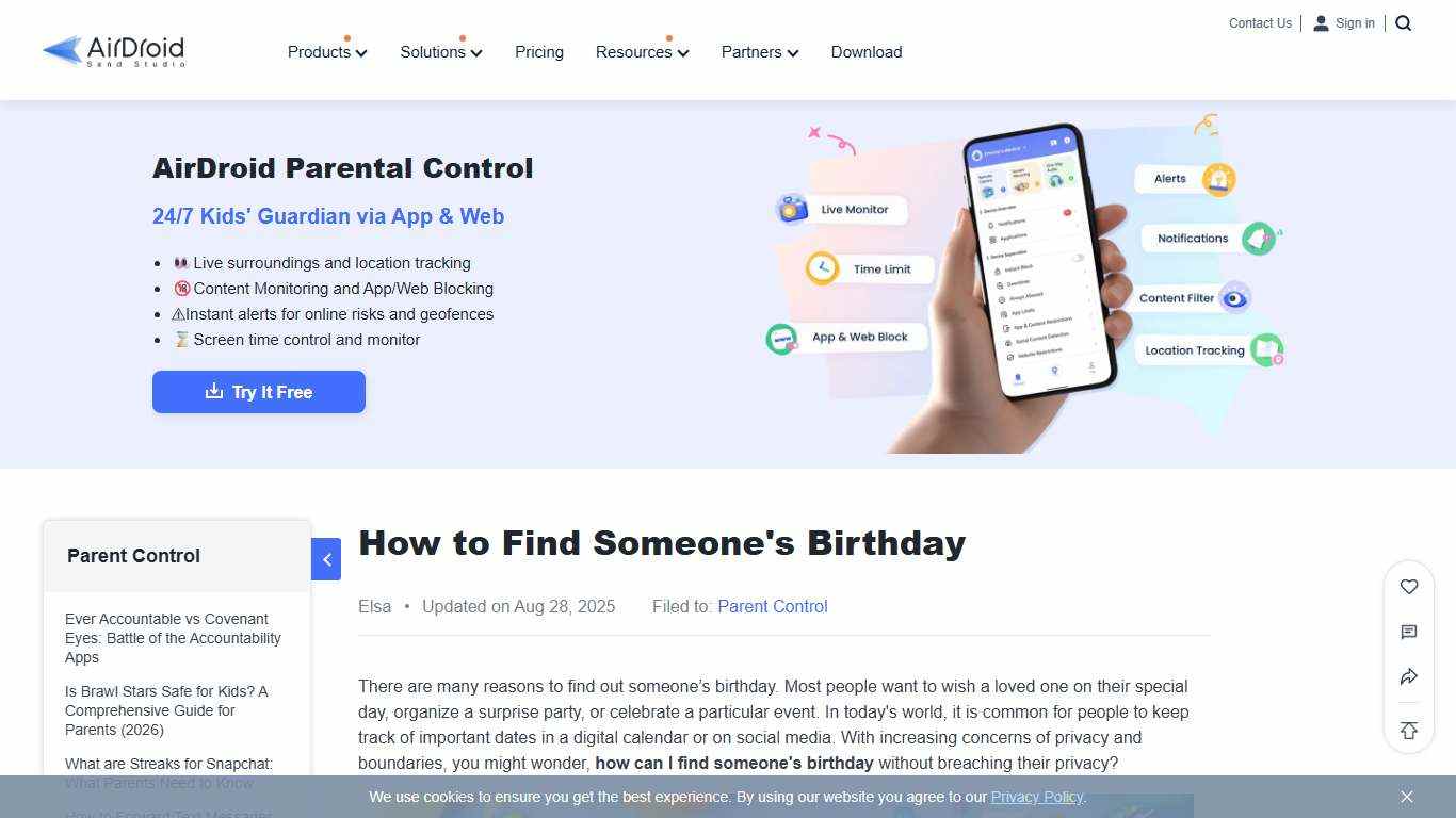 How to Find Someone’s Birthday – AirDroid
