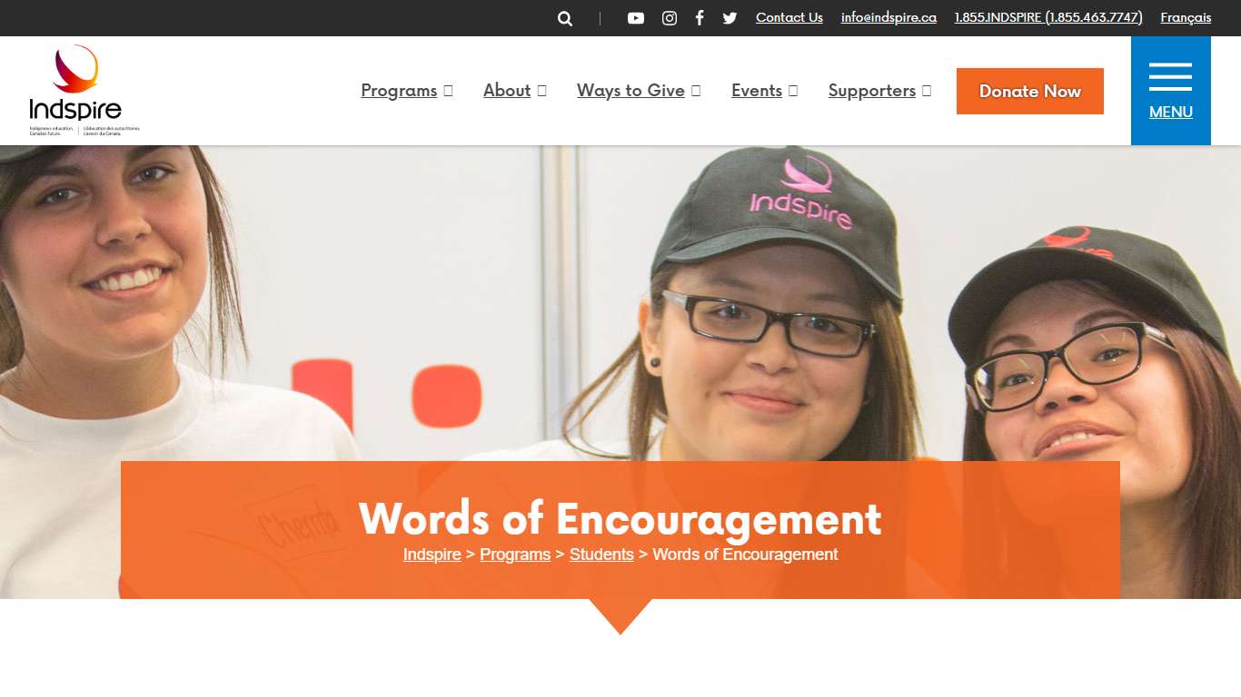 Words of Encouragement | Indspire
