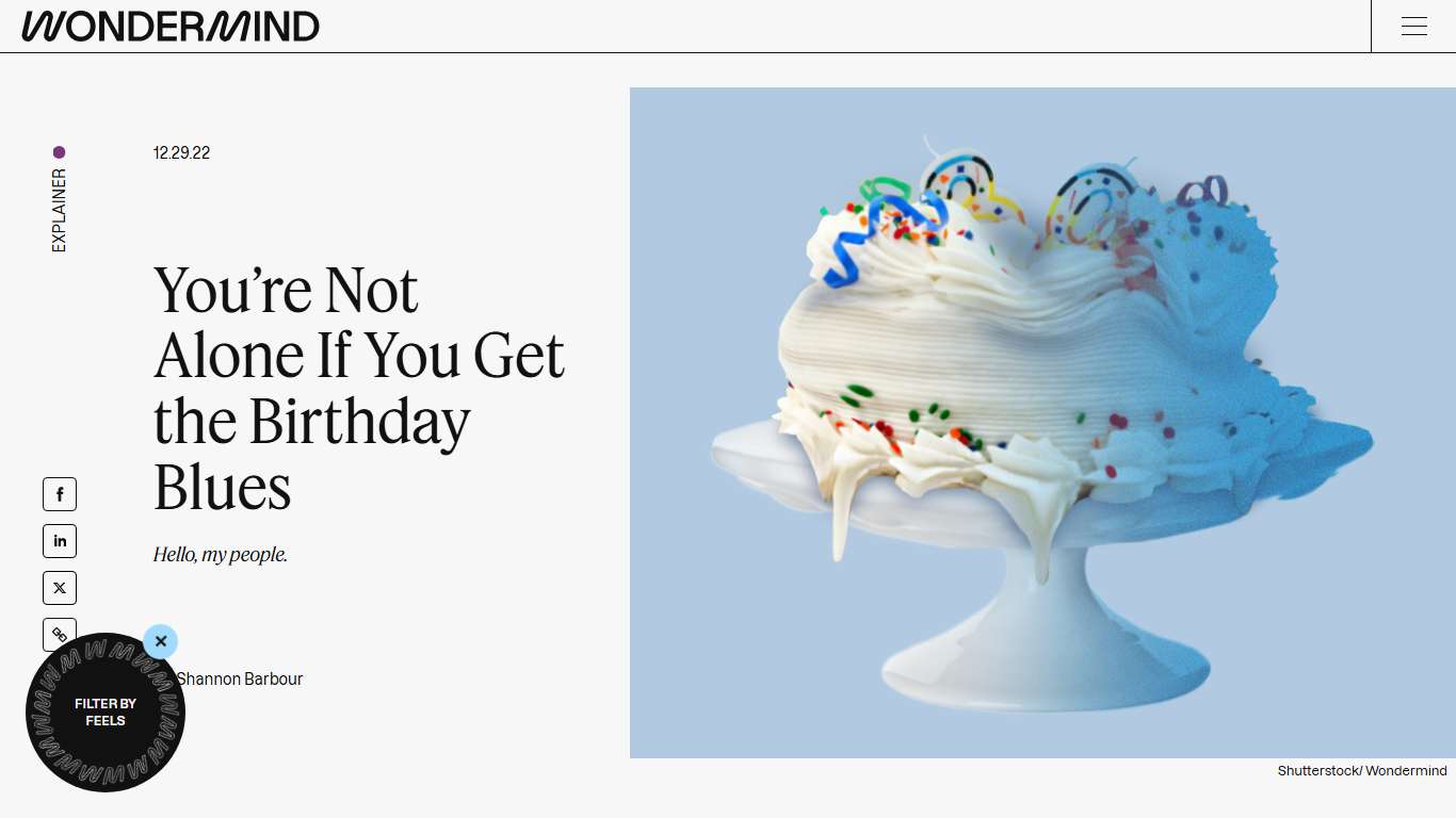 You're Not Alone If You Get the Birthday Blues